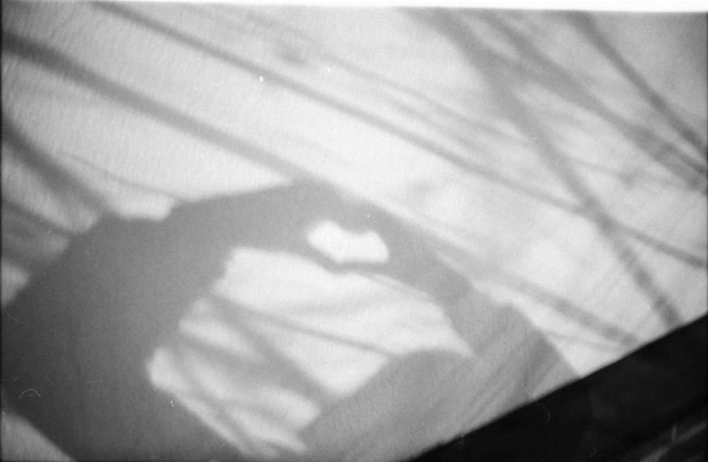 Schwarz weiß Foto Handherz