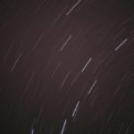 Sternenhimmel kurze Langzeitaufnahme