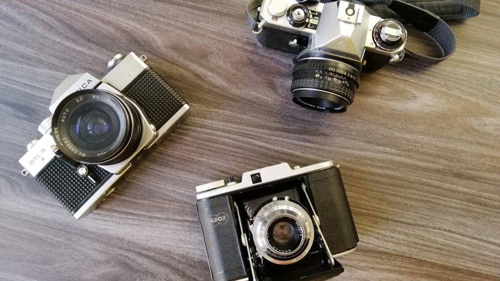 So sehen verschiedene analog Kameras aus.